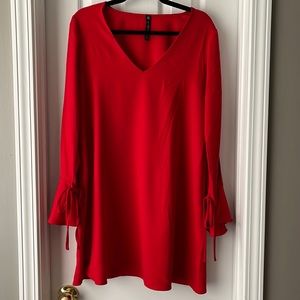 Design Lab Lord & Taylor Slit Sleeve Dress